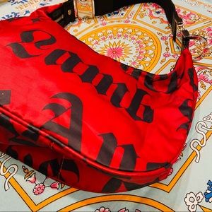 L.A.M.B. LeSportsac Red Bag with Gothic Lettering